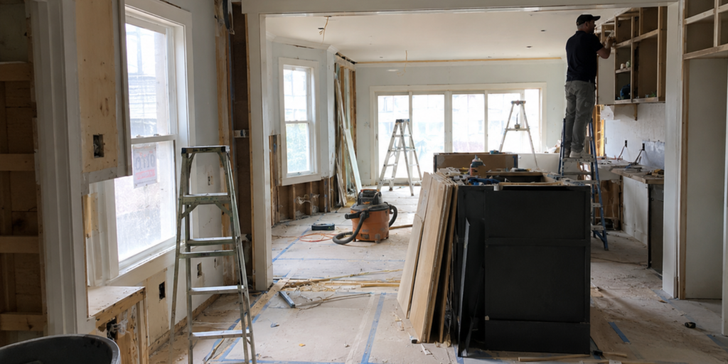 Planning d’un chantier de rénovation générale accompagné par SEVOL
